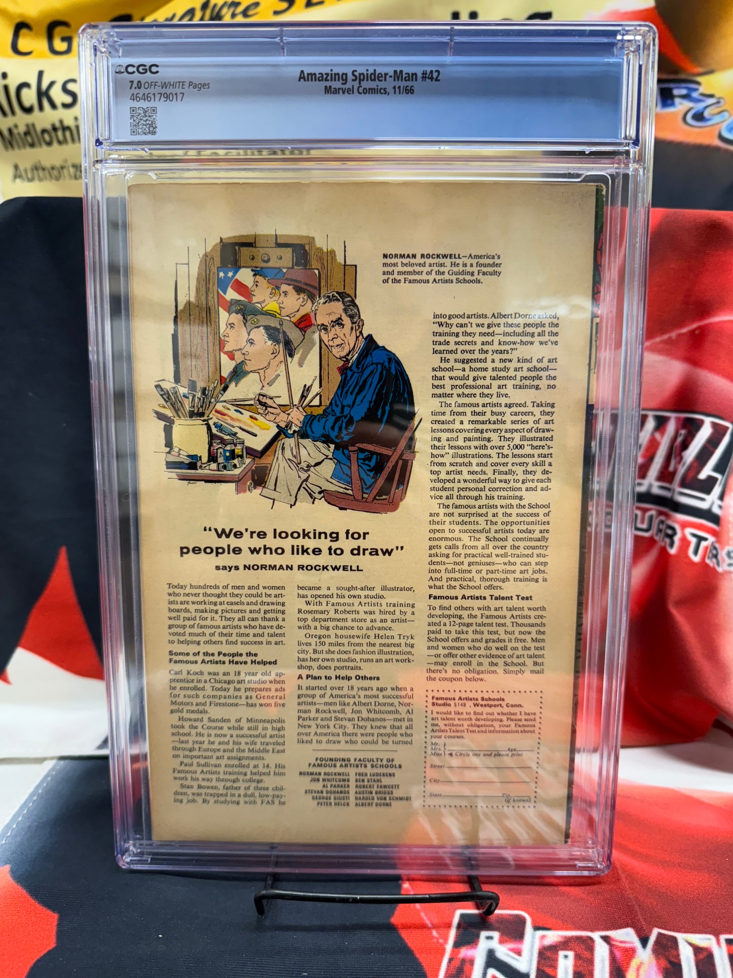 Amazing Spider-man #42 Silver age 1st Mary Jane Face Key CGC 7.0 FVF Beauty Wow