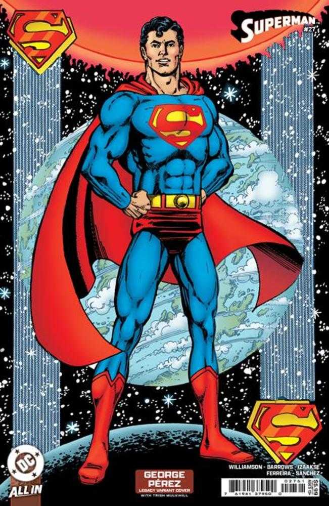 Superman #27 Cover F George Perez Legacy Card Stock Variant