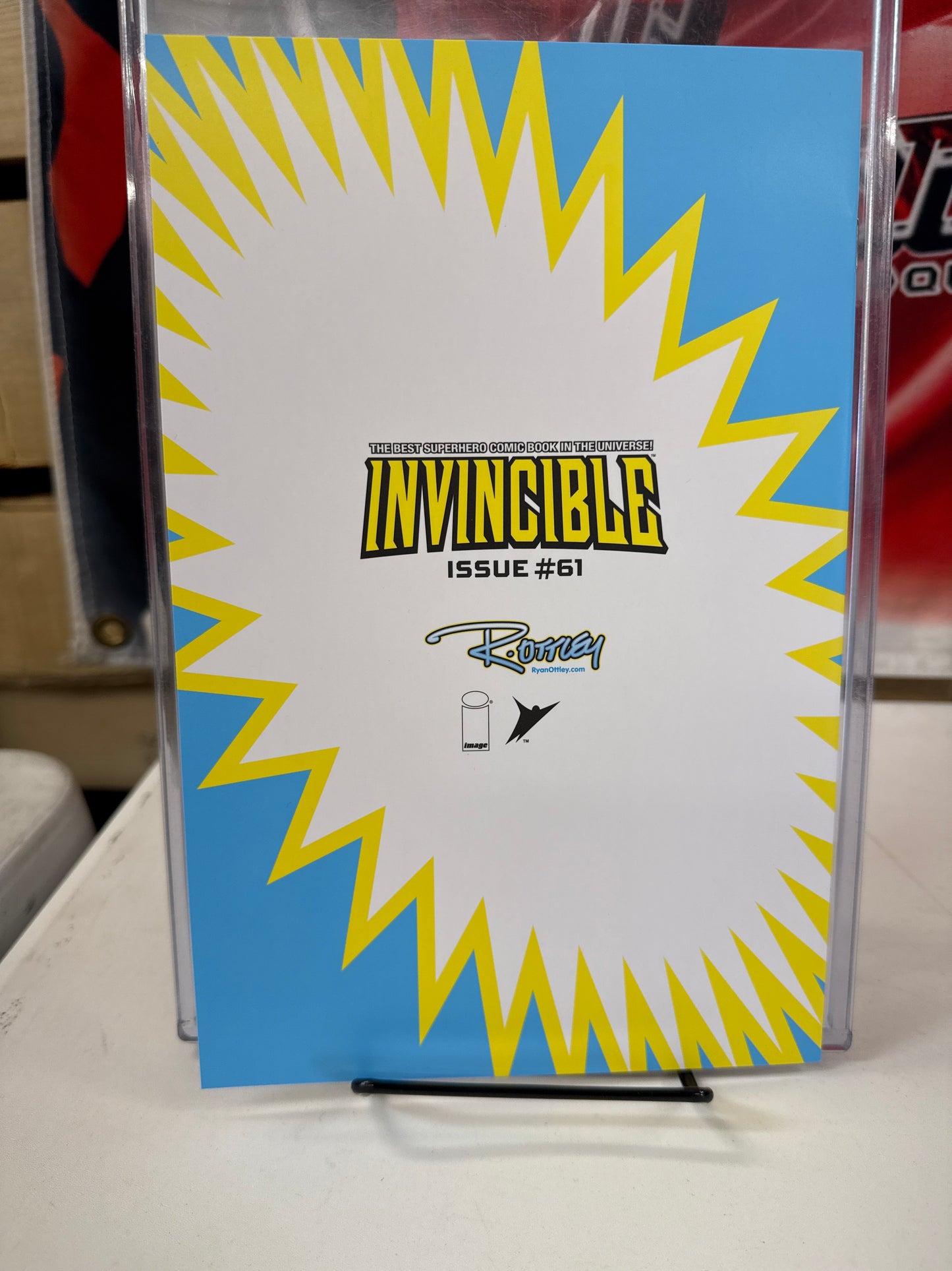 Invincible #61 Sketch Cover Spot Foil Cvr D C2E2 Exclusive Signed By Ryan Ottley
