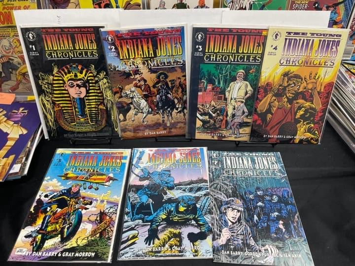 YOUNG INDIANA JONES CHRONICLES 1-12 DARK HORSE COMIC SET COMPLETE 1992