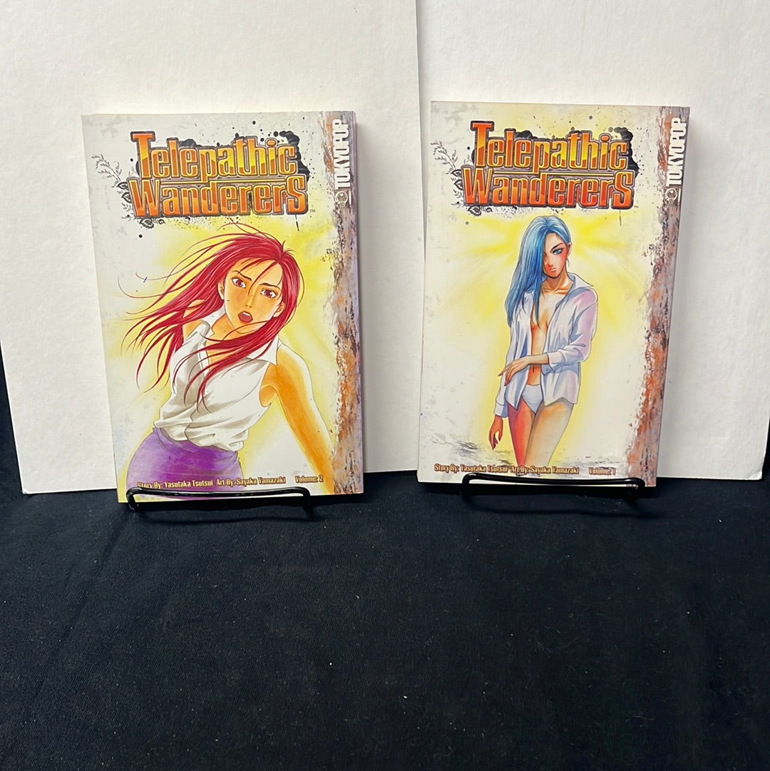 Telepathic Wanderers Volume 1,2 Tsutsui, Yasutaka Paperback Manga OOP
