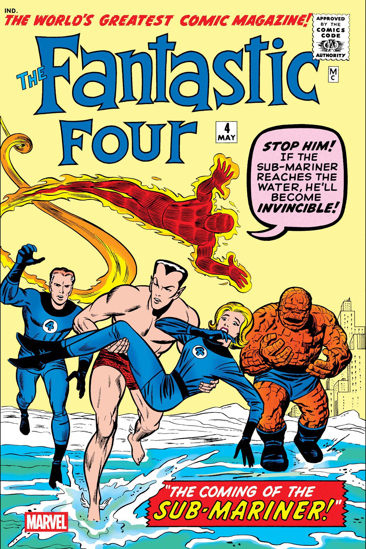 Fantastic Four #4 Facsimile Edition Foil Variant