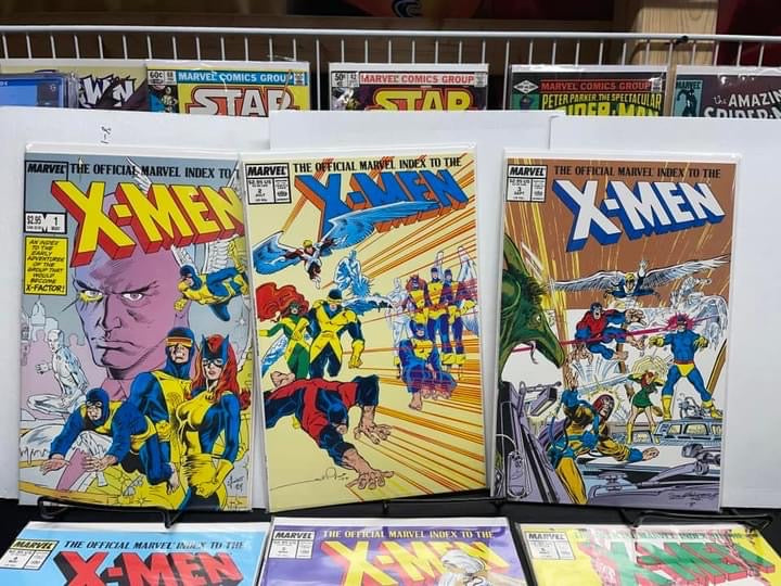 The Official Marvel Index to the X-Men 1-6 complete set