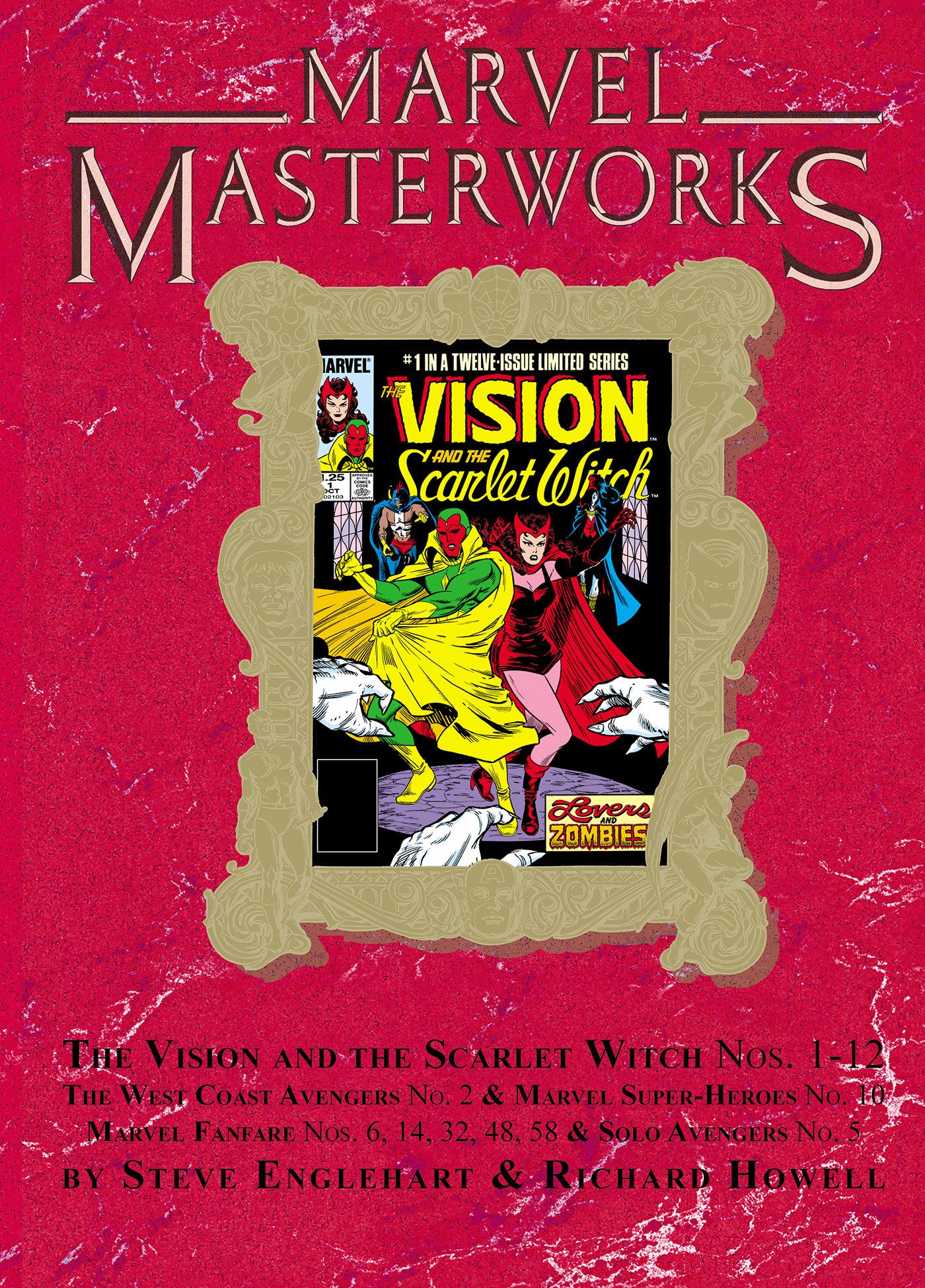 Marvel Masterworks Vision And The Scarlet Witch Hardcover Volume 01 Volume 376 Direct Market Variant