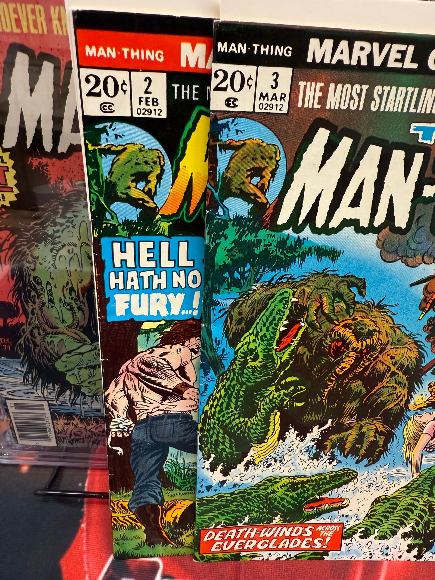 MAN-THING v2 #1 CGC 9.6 Marvel NOV 1979 & #2,3 (not Graded) ORIGIN RETOLD