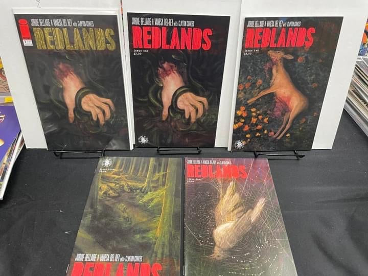 REDLANDS 1 1ST APP OF ALICE BRIDGET & RO GOLD FOIL LOGO 1 per store Plus 1-4