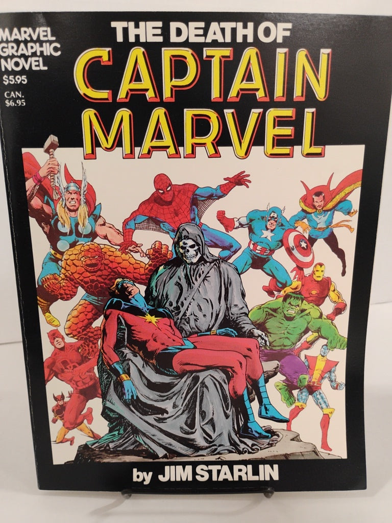 Death of Captain Marvel Graphic Novel (1982) 3rd Printing FN+