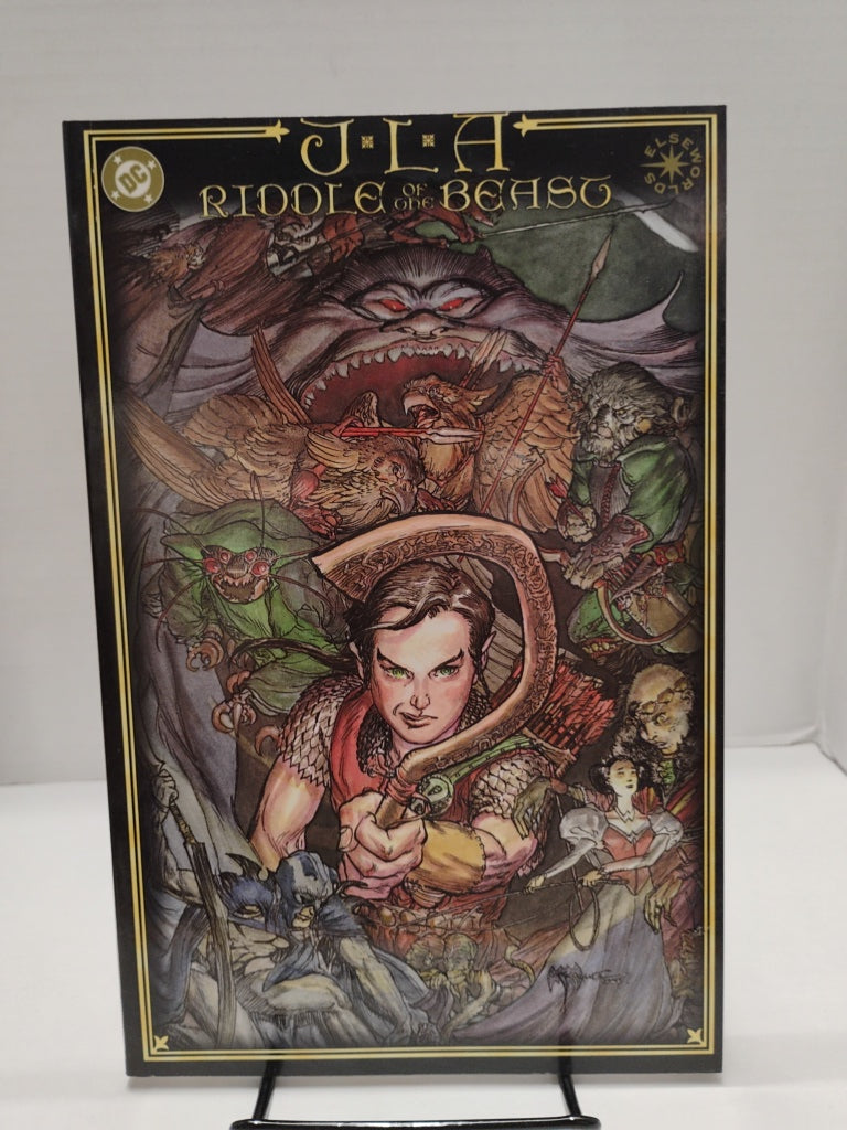 JLA: Riddle of the Beast by Alan Grant (TPB, 2001) DC Comics Elseworld