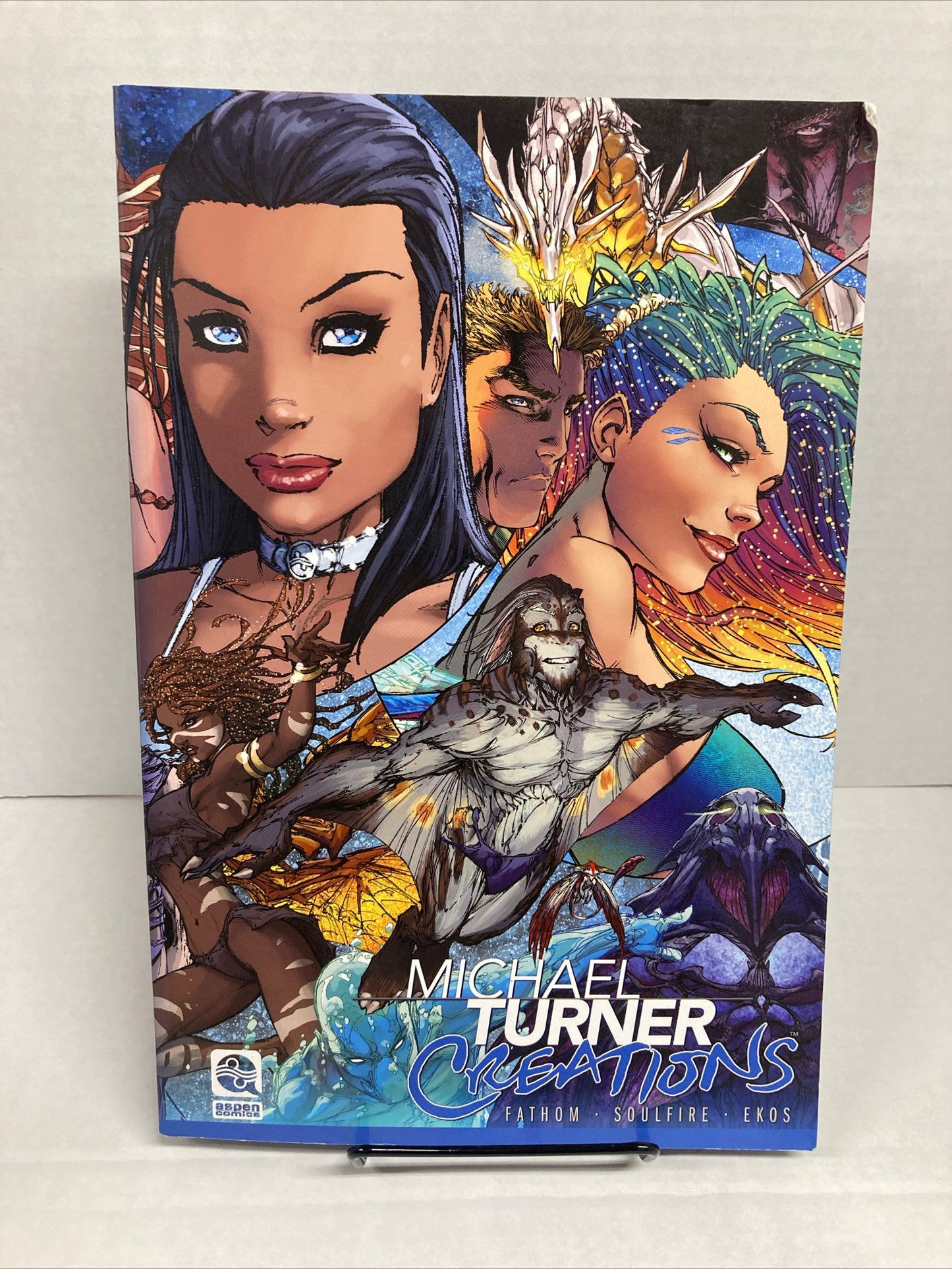 Michael Turner Creations TPB Oversized Book Fathom Soulfire Ekos Aspen Comics