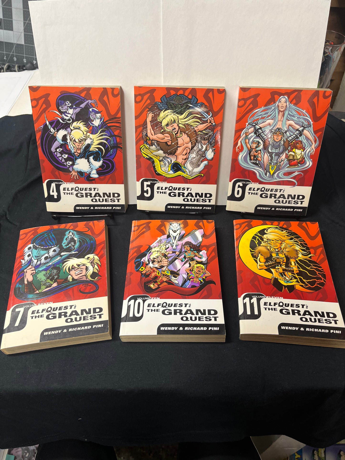 ELFQUEST: THE GRAND QUEST - VOLUME 4, 5, 6, 7, 10, 11 By Wendy Pini & Richard Pini