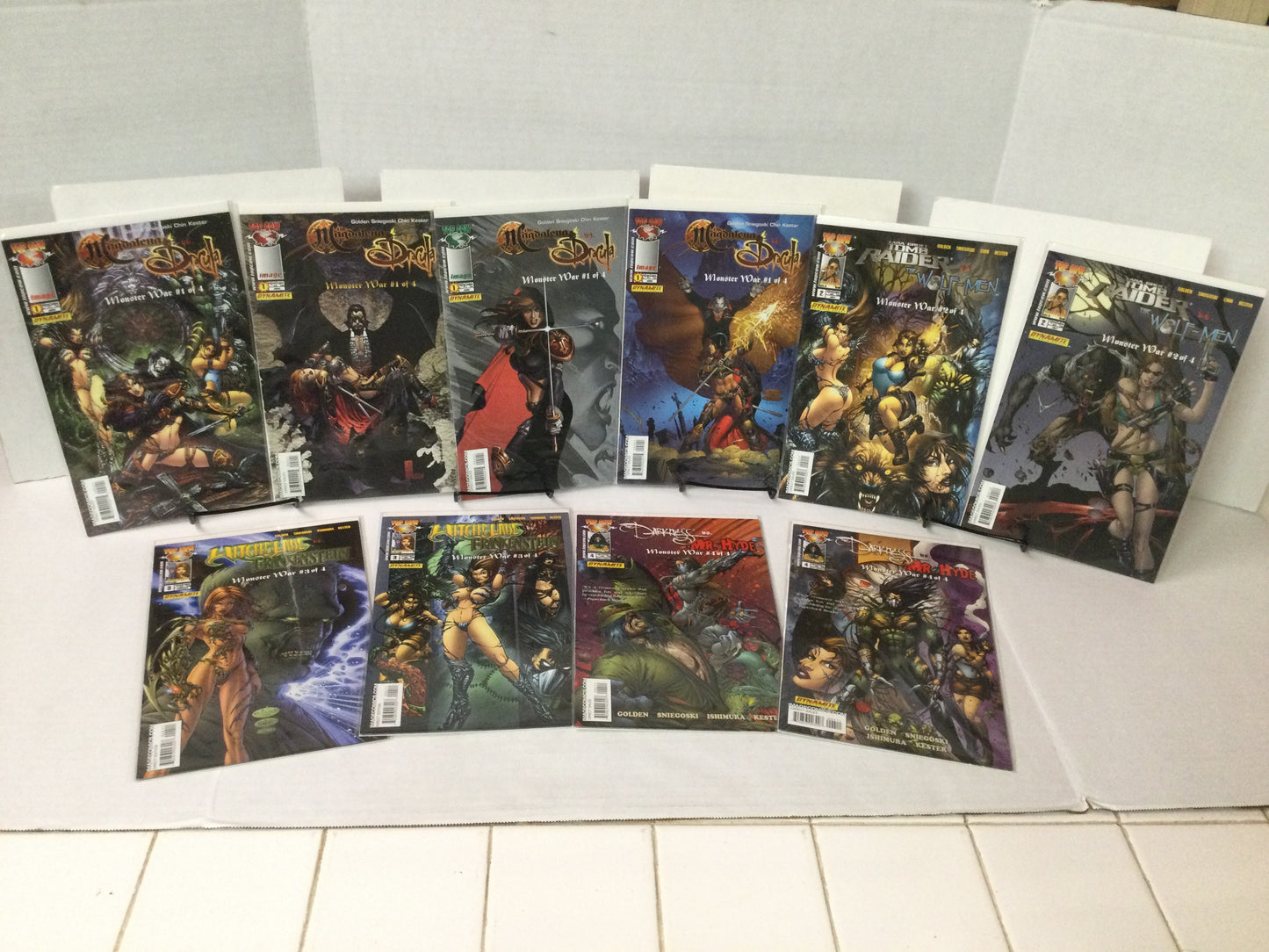 Monster War #1-4 Set with variants Magdalena Witchblade Image Comics EBAS