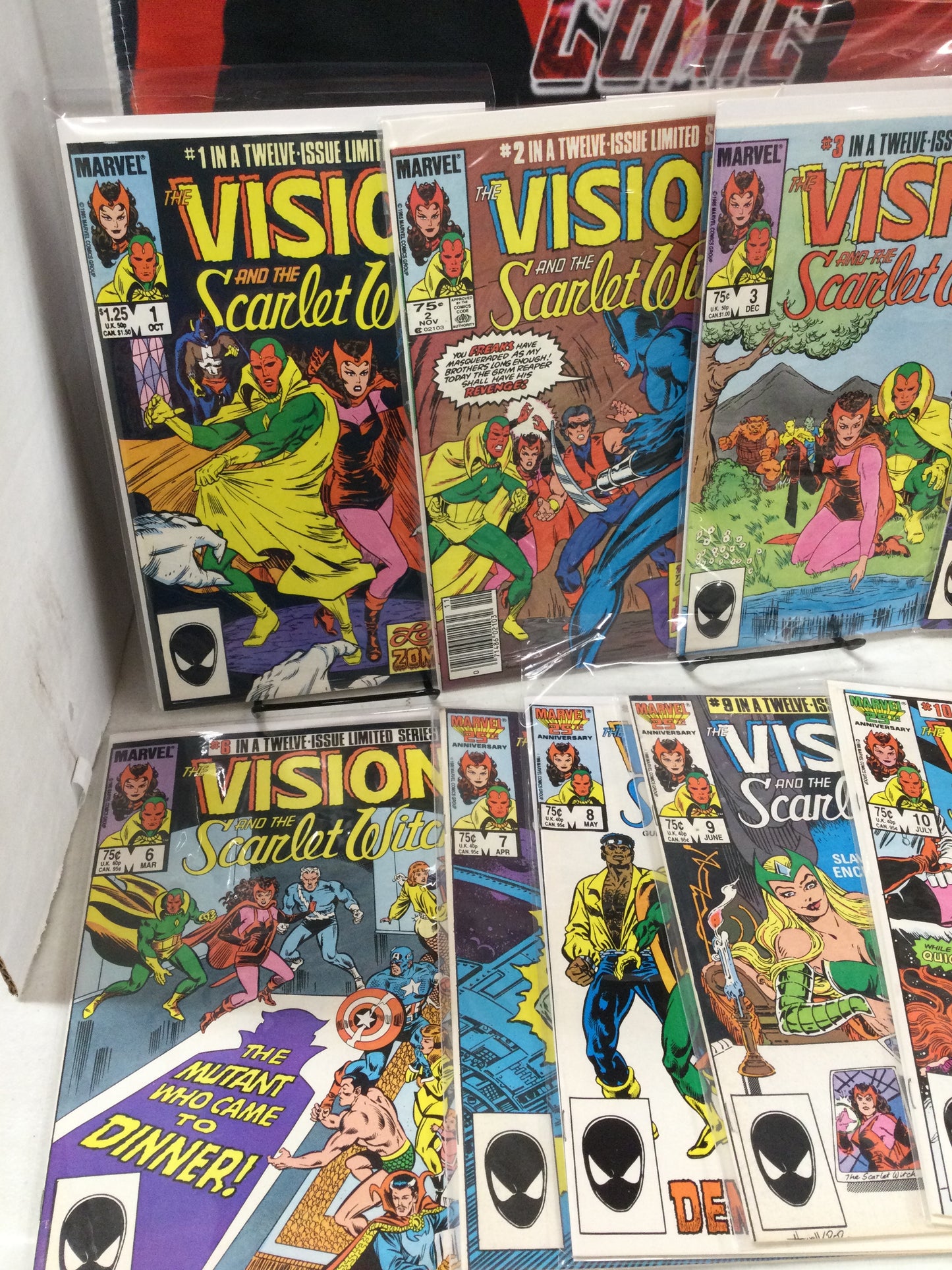 VISION AND THE SCARLET WITCH (1985) 12 ISSUE COMPLETE SET #1-12 MARVEL COMICS