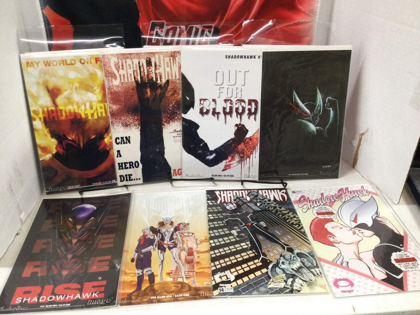 ShadowHawk (4th Series) 1-15 set; Image | Jim Valentino Shadowline Last Issue Kiss