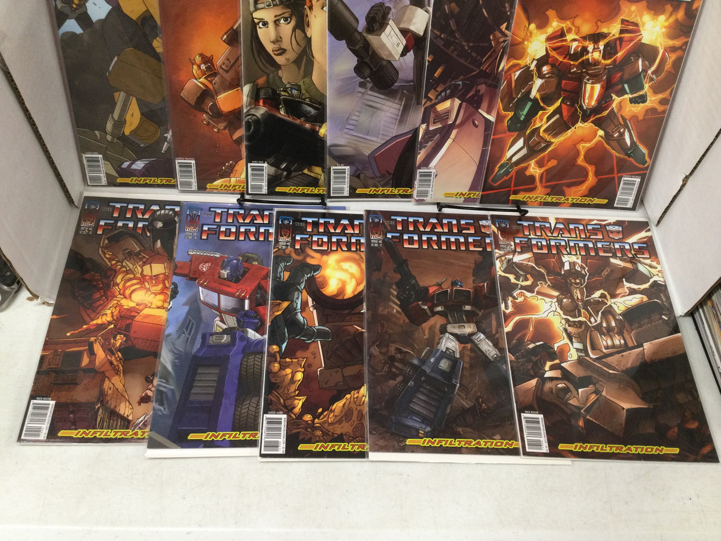 Transformers Infiltration Issues # 1-6 2006 IDW Publishing Simon Furman E. J. Su