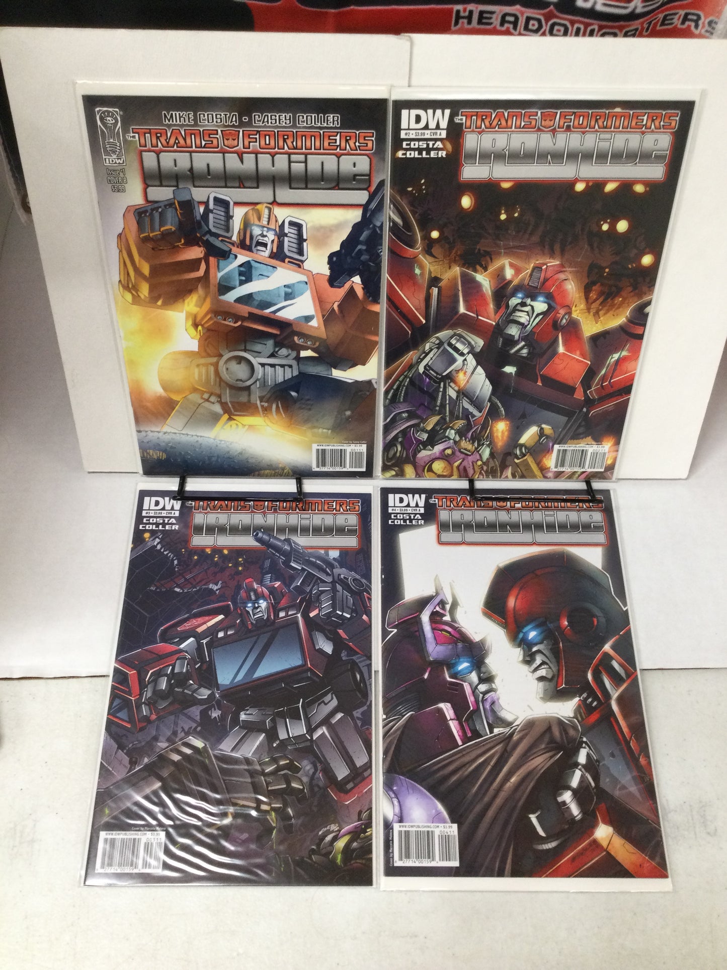 Transformers Ironhide (2010) #1-4 (NM) Set IDW