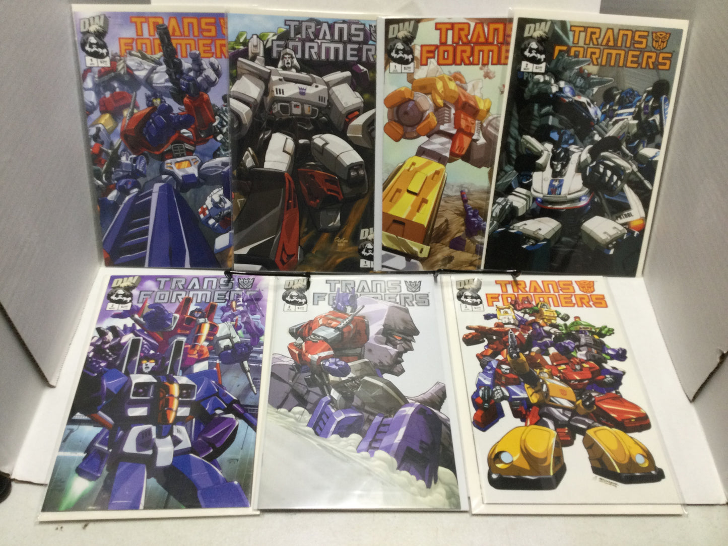 Transformers: Generation 1: Vol. 1 #1-6 (Dreamwave, 2002) multiple variants