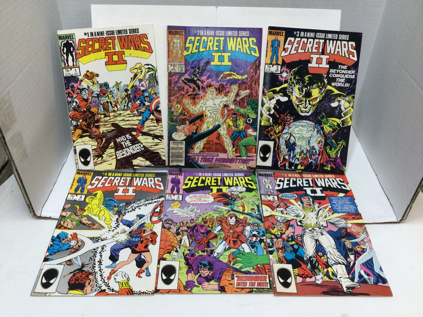 Marvel Secret Wars II Complete Series 1-9