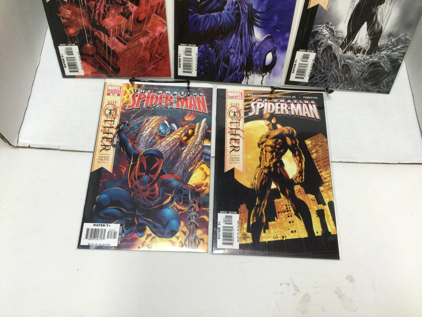 Amazing Spider-Man #525, 526, 527, 528 (#527 variant) The Other: Evolve Or Die