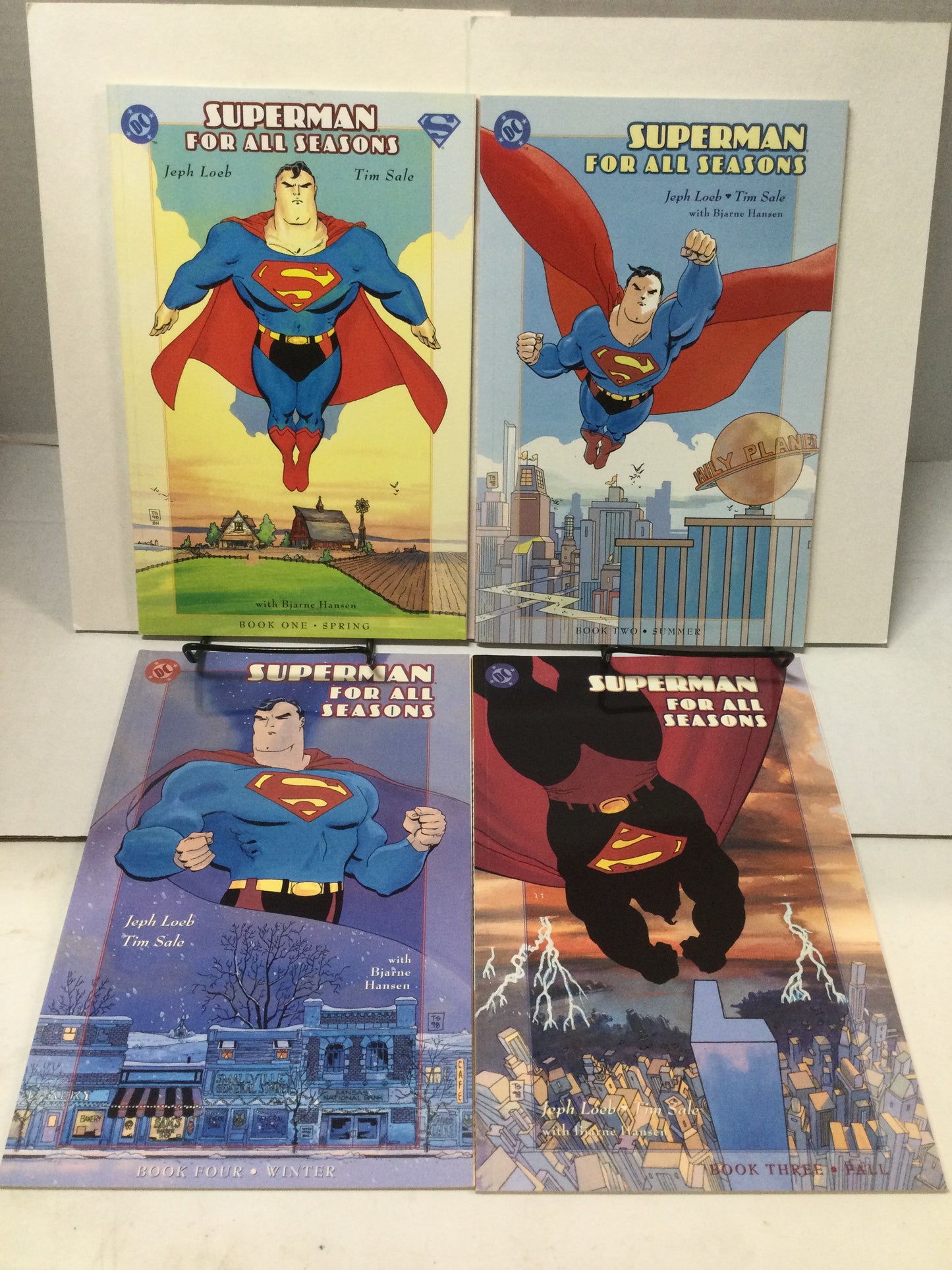 Superman For All Seasons #1-4 Full Set DC Comics 1998 Tim Sale Loeb