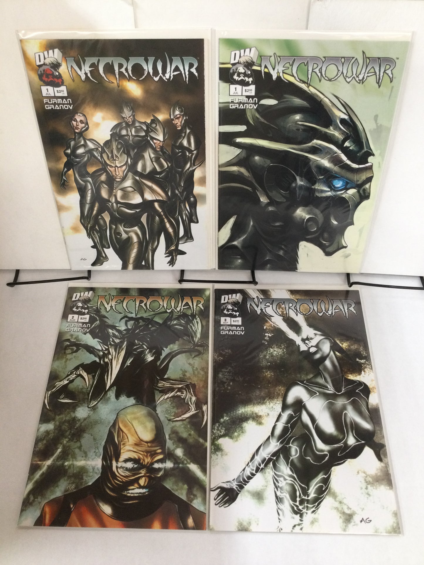 Necrowar #1-3 (& #1 variant)