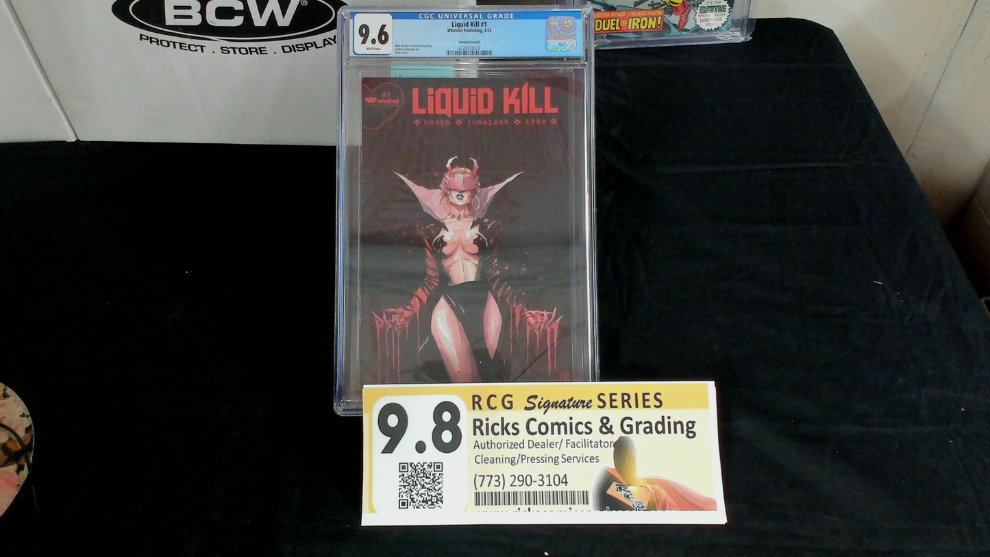 Liquid Kill #1 (Of 5) Cover K 7 Copy Variant Edition Brao Dmx Homage CGC 9.6