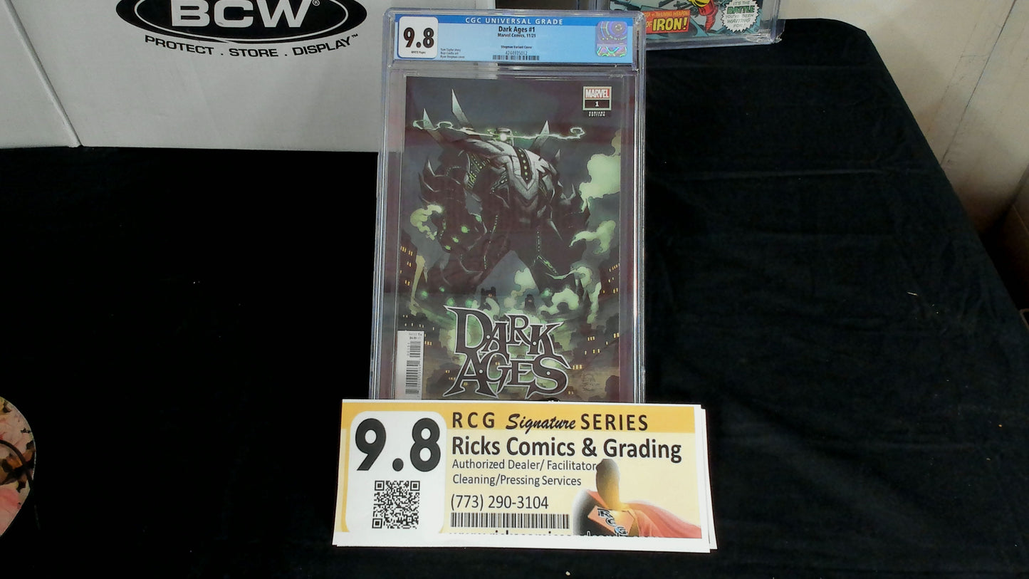 Dark Ages #1 CGC 9.8 2021 1:50 Stegman Variant Cover | 1st app. of the Unmaker!