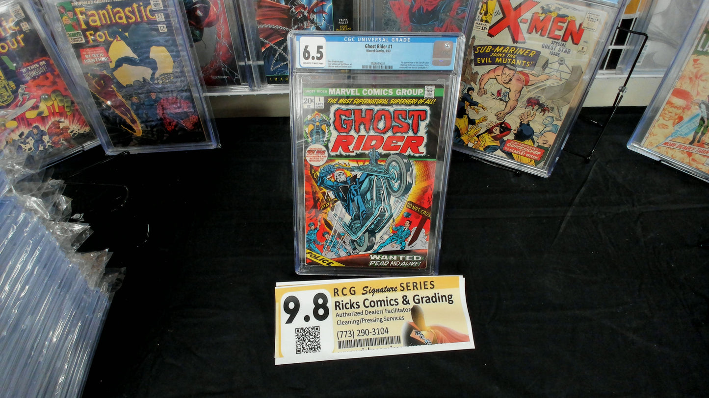 Ghost Rider #1 1st Solo Title 1st Appearance Son of Satan CGC 6.5 Marvel 1973