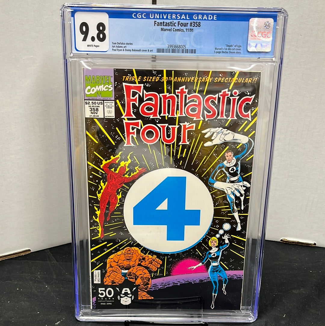 Fantastic Four #358 1st app of Paibok CGC 9.8