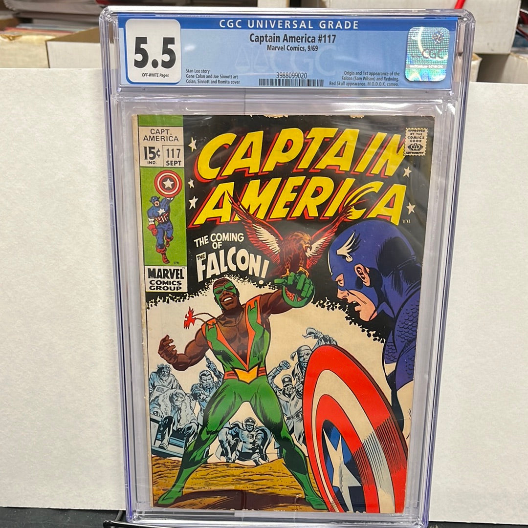 CAPTAIN AMERICA #117 CGC 5.5