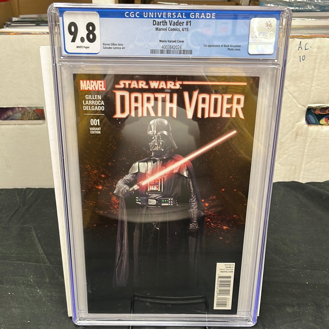 Darth Vader #1 Movie Variant Cover - CGC 9.8