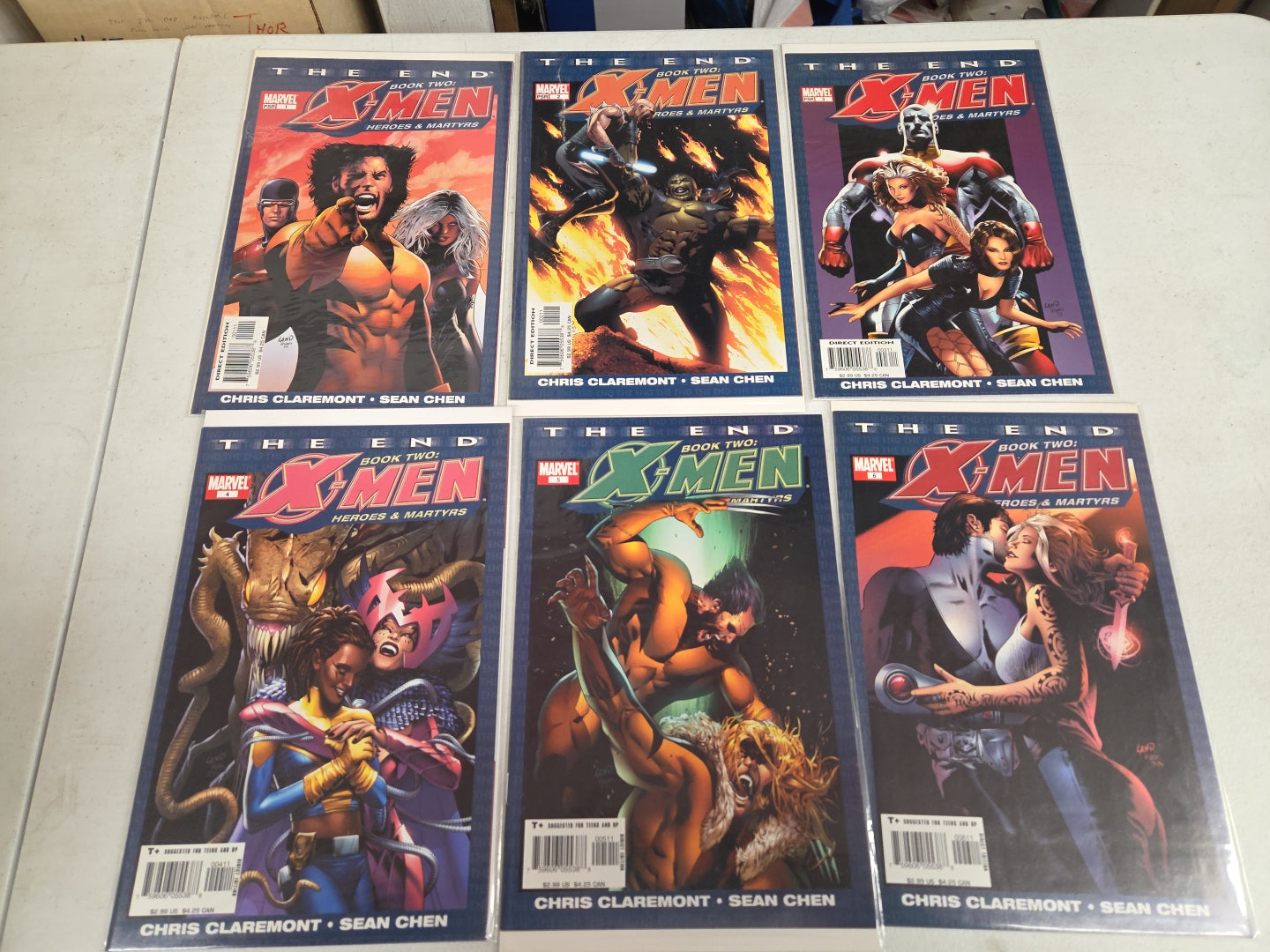 Marvel: X-Men The End Book 3 Vol. 1 (2006) #1-6 Complete Set
