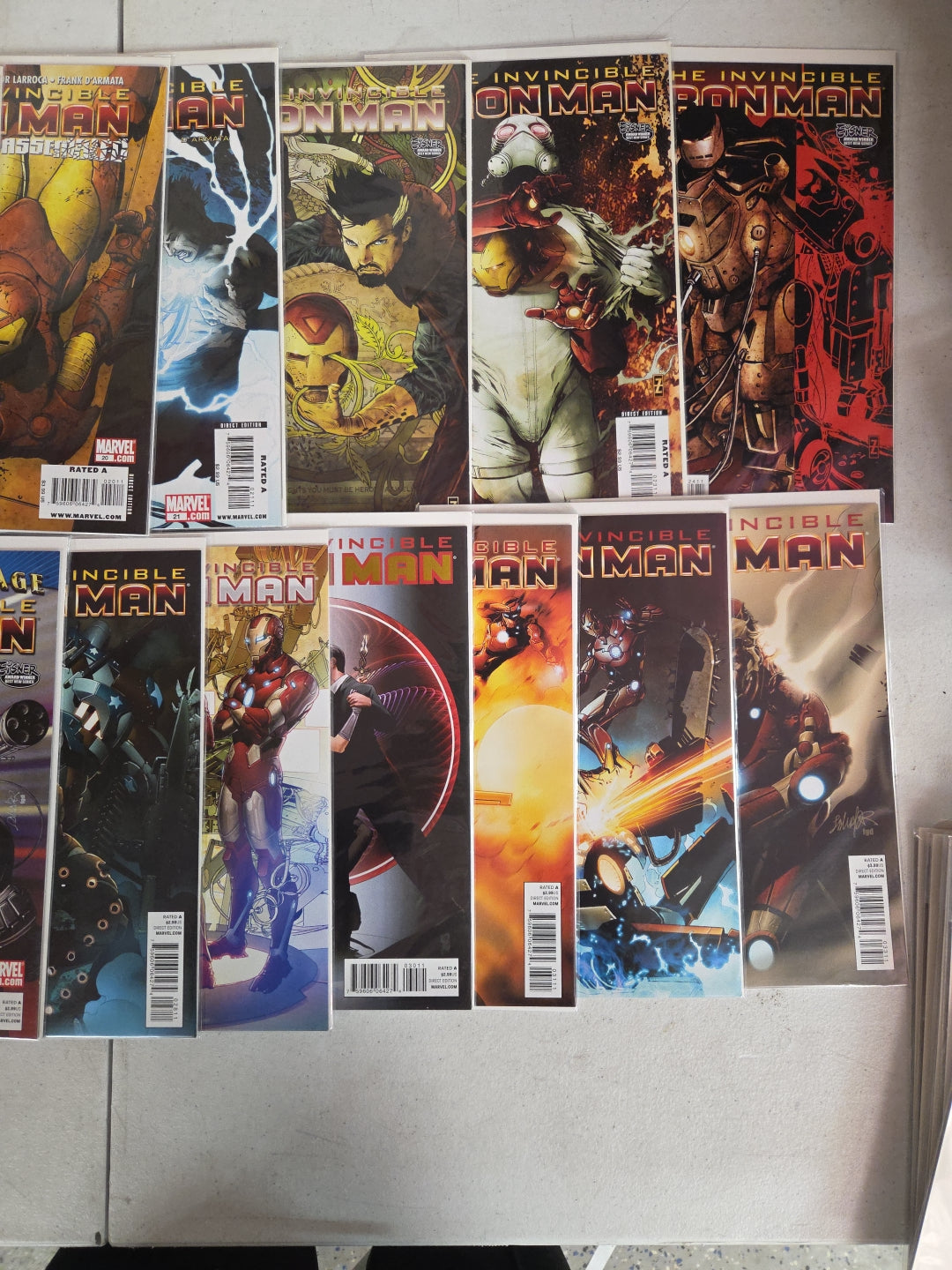 Marvel: Invincible Iron Man Vol. 1 (2008) #1-33, w/annual