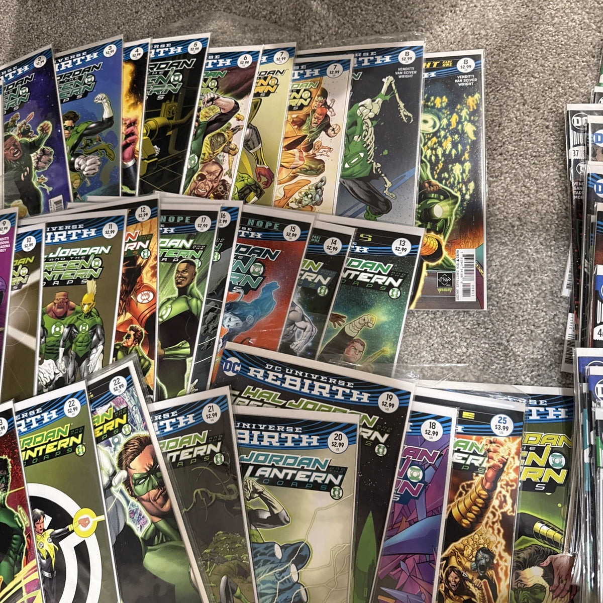 Hal Jordan & Green Lantern Corps Rebirth 1 #1-50 Complete Run With Variants