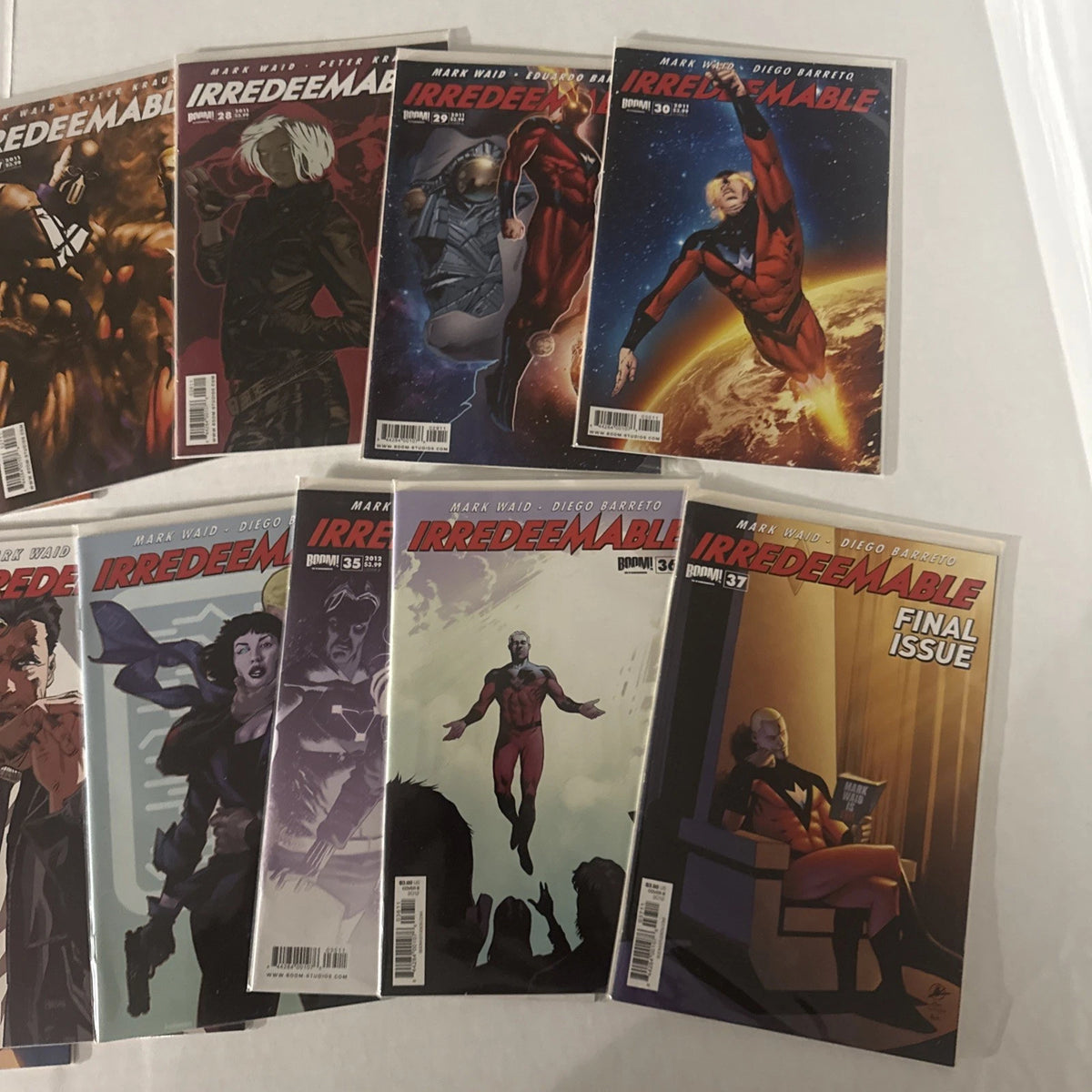 Irredeemable (Complete) From the 2009 Boom Studios 1-37 series, Set