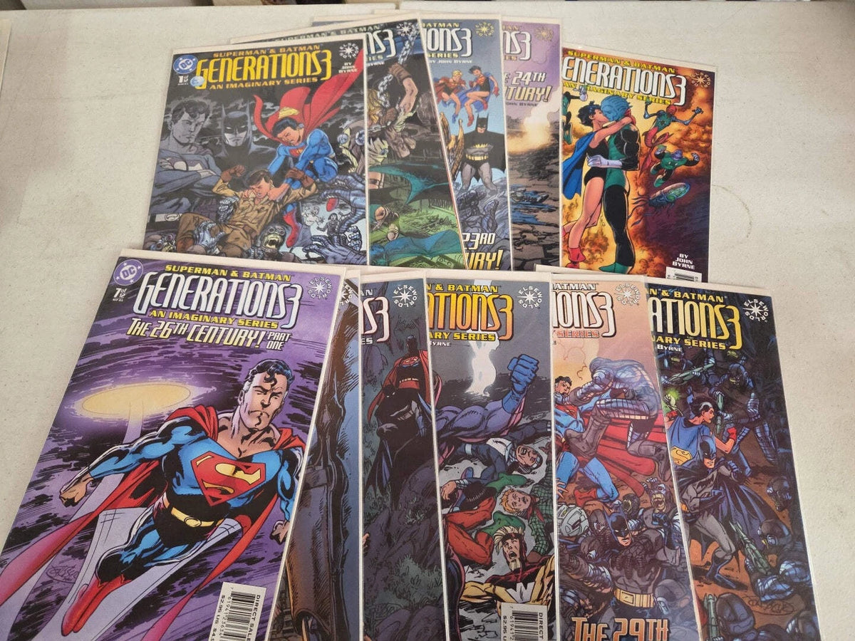 Superman & Batman: Generations 3 An Imaginary Series #1, #3-12 Set 2003 DC