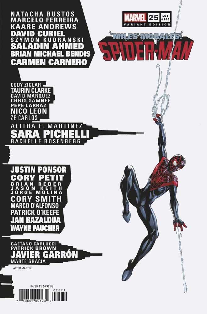 Miles Morales Spider-Man #25 Bagley Skyline Variant