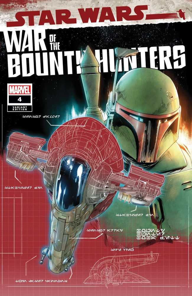 Star Wars War Bounty Hunters #4 (Of 5) Blueprint Variant