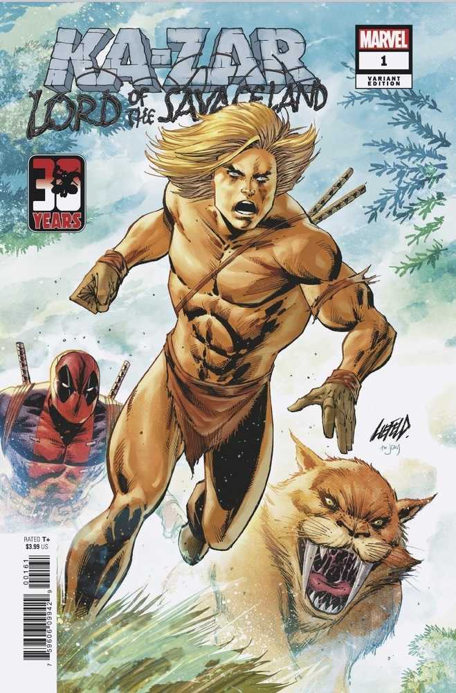 Ka-Zar Lord Savage Land #1 (Of 5) Liefeld Deadpool 30th Variant