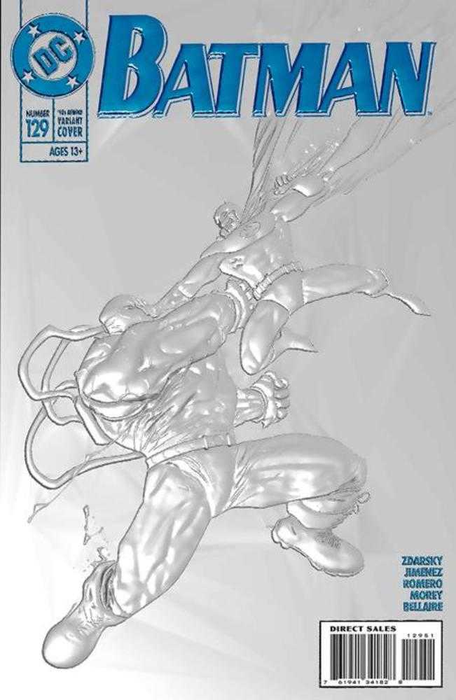 Batman #129 Cover D Ryan Benjamin 90s Cover Month Foil Multi-Level Embossed Card Stock Variant Allocations May Occur