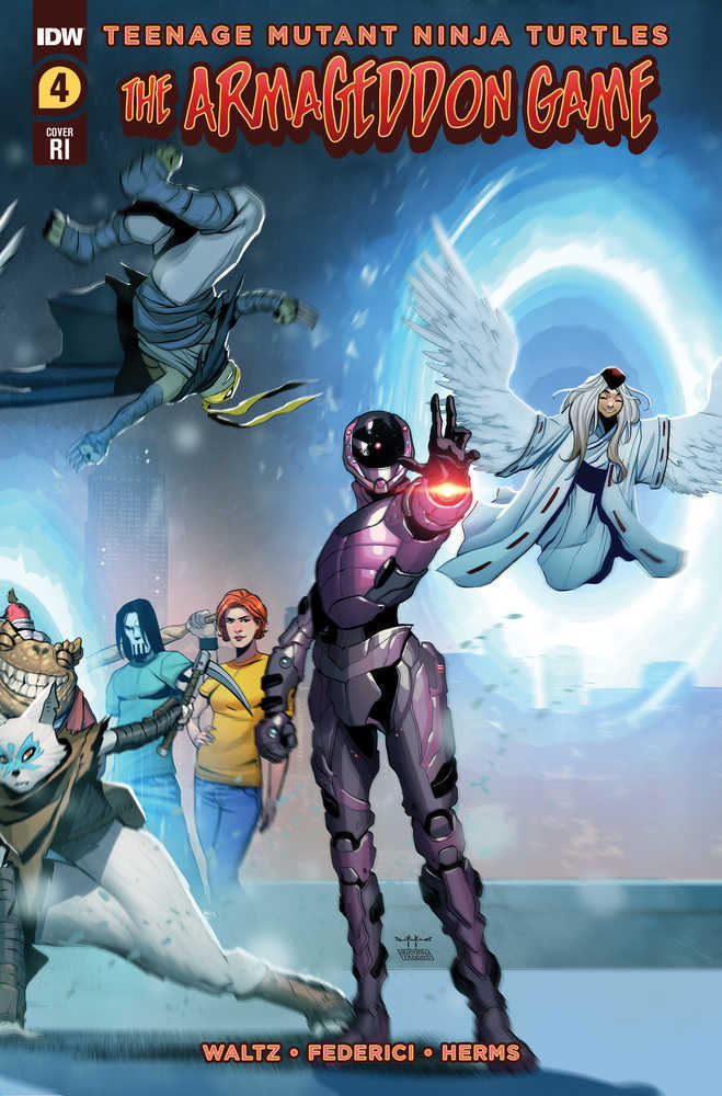 Teenage Mutant Ninja Turtles Armageddon Game #4 Cover D 10 Copy Variant Edition Qualano (Mr