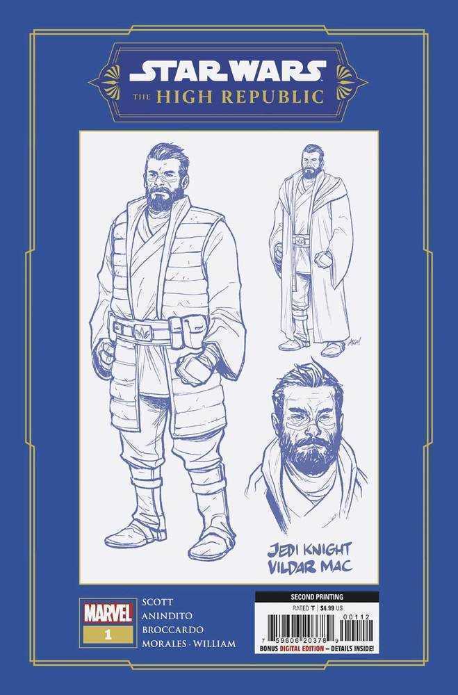 Star Wars High Republic #1 2nd Print Anindito Variant