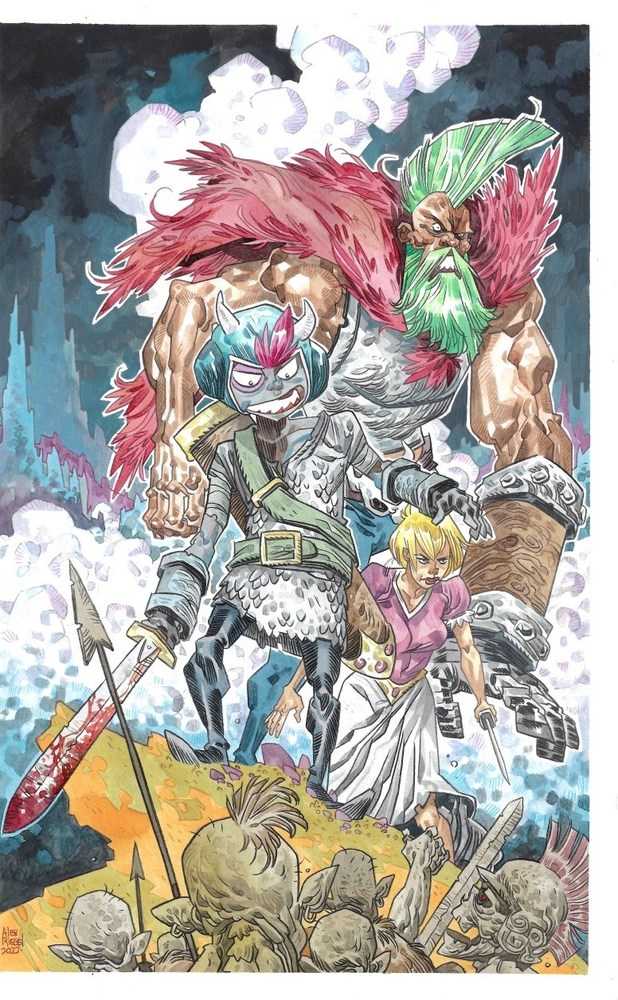 Quested #1 Cover M Riegel Army Of Darkness Homage Variant