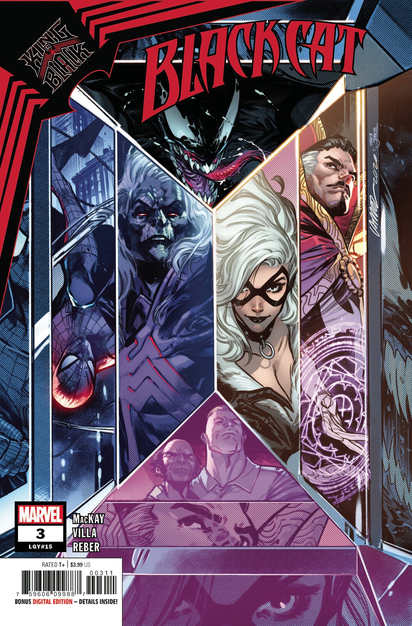 BLACK CAT #3 KIB 1st app. New Costume