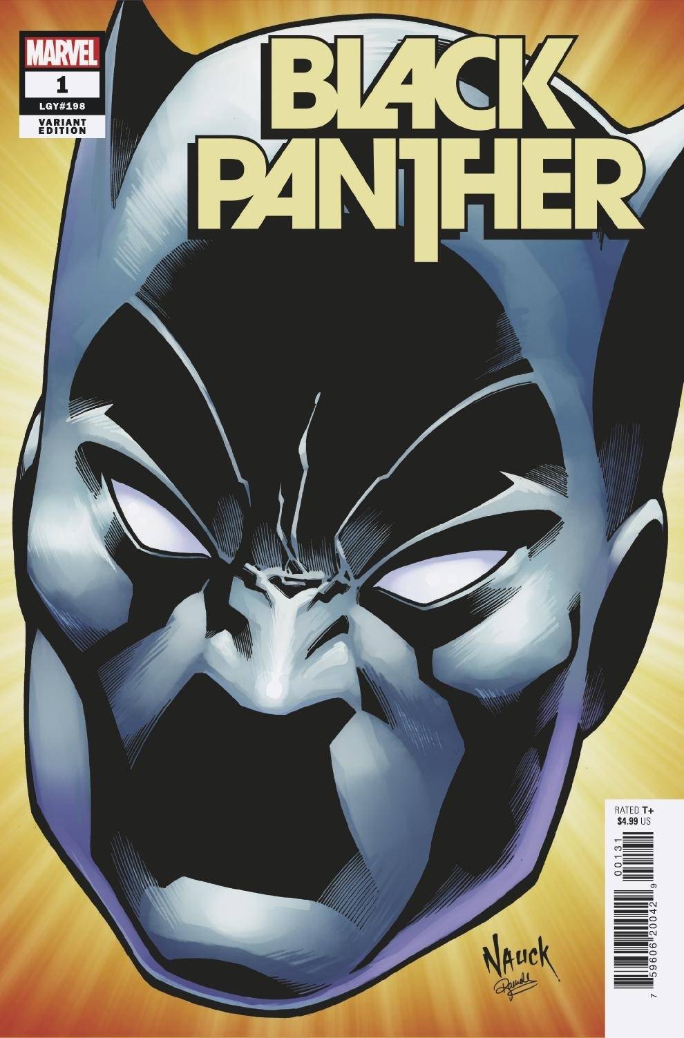 BLACK PANTHER #1 NAUCK HEADSHOT VAR 1st app. of Omolola