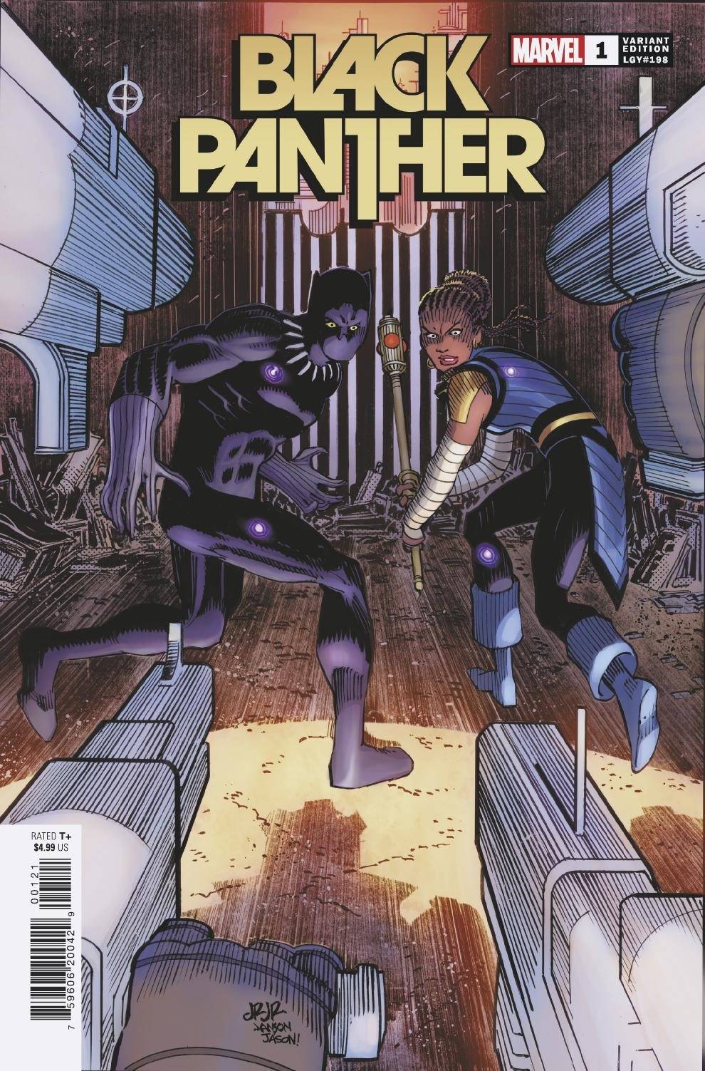 BLACK PANTHER #1 ROMITA JR VAR 1st app. of Omolola