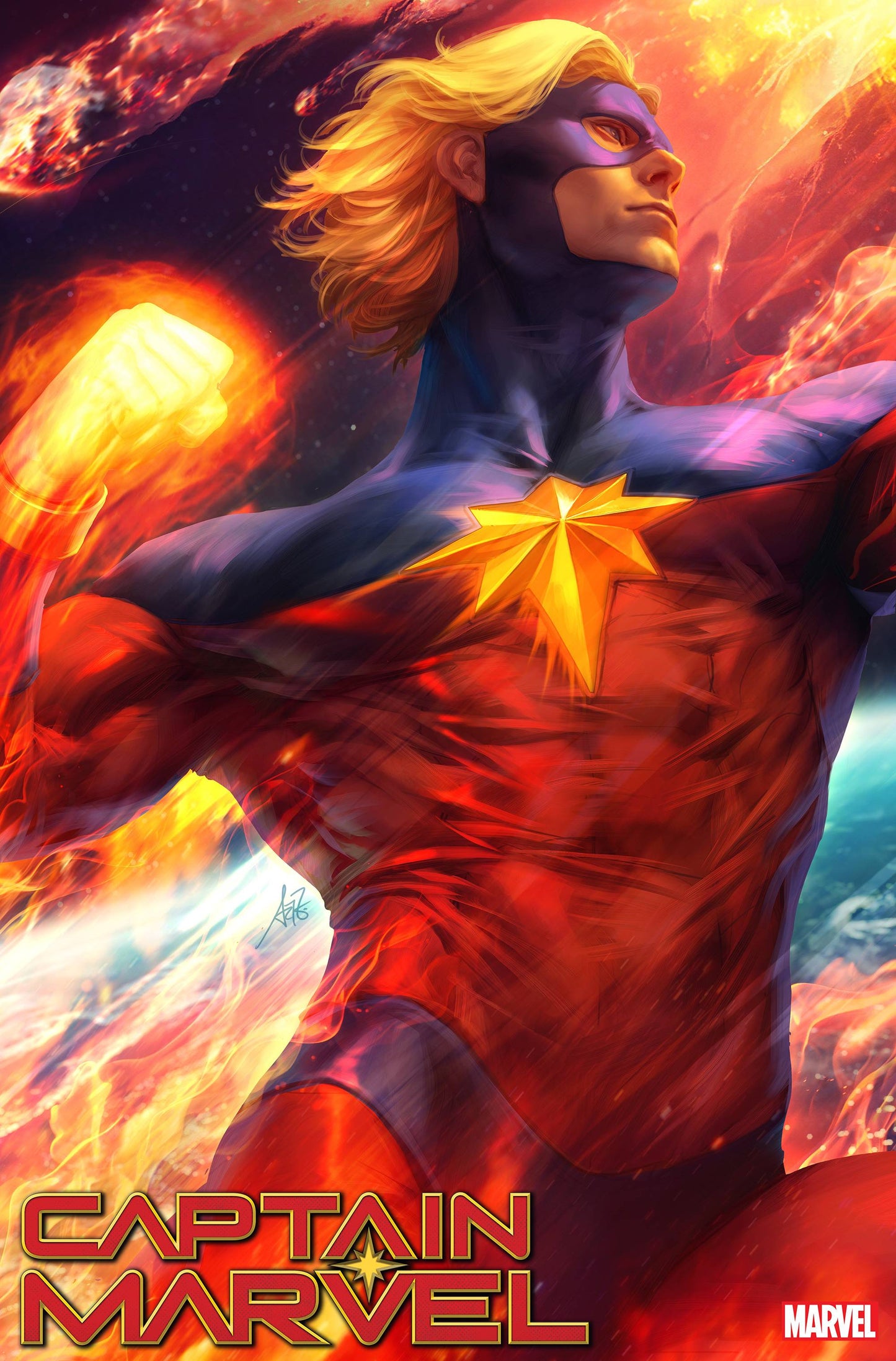 CAPTAIN MARVEL #34 ARTGERM TEASER VAR