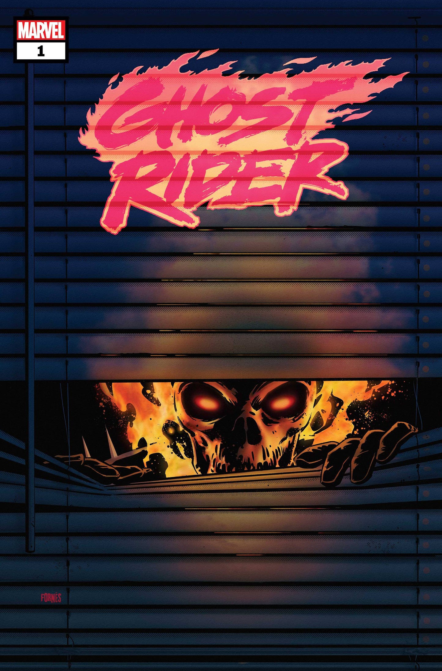 GHOST RIDER #1 FORNES WINDOW SHADES VAR