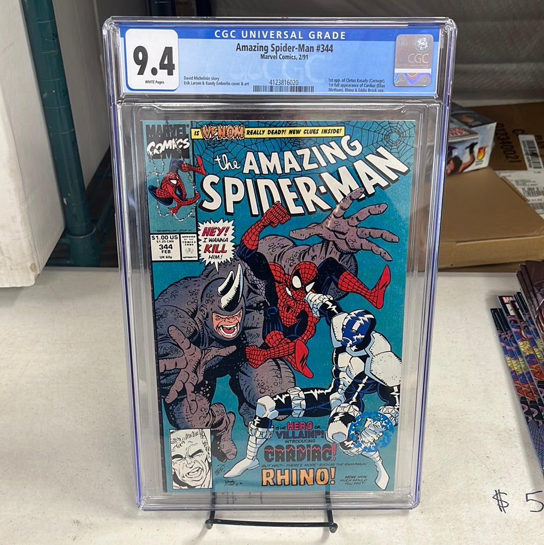 Amazing Spider-Man #344 CGC 9.4