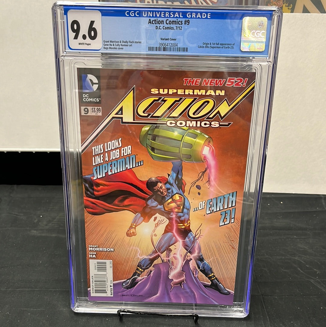 Action Comics #9 Variant Calvin Ellis Origin and 1st Appearance CGC 9.6