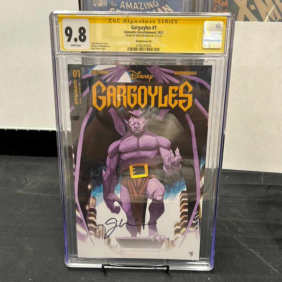 GARGOYLES #1 ZA VARIANT 1:250 CGC 9.8 SS Signed Greg Weisman